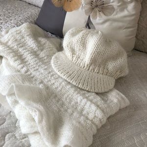Winter scarf and beanie set